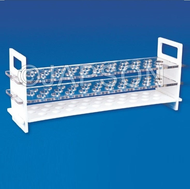 Test Tube Stand (Three Tier), Polycarbonate Test Tube Stand (Three Tier), Polycarbonate